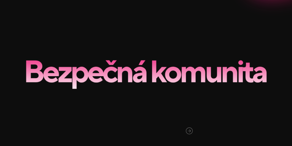Bezpečná komunita a podpora OZ Nikdy viac