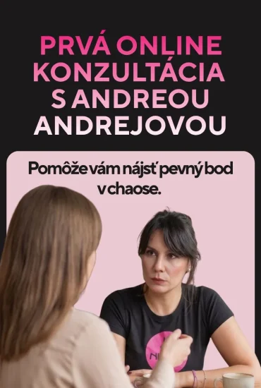 Prvá konzultácia s Andreou Andrejovou, certifikovanou krízovou interventkou
85,00 €
